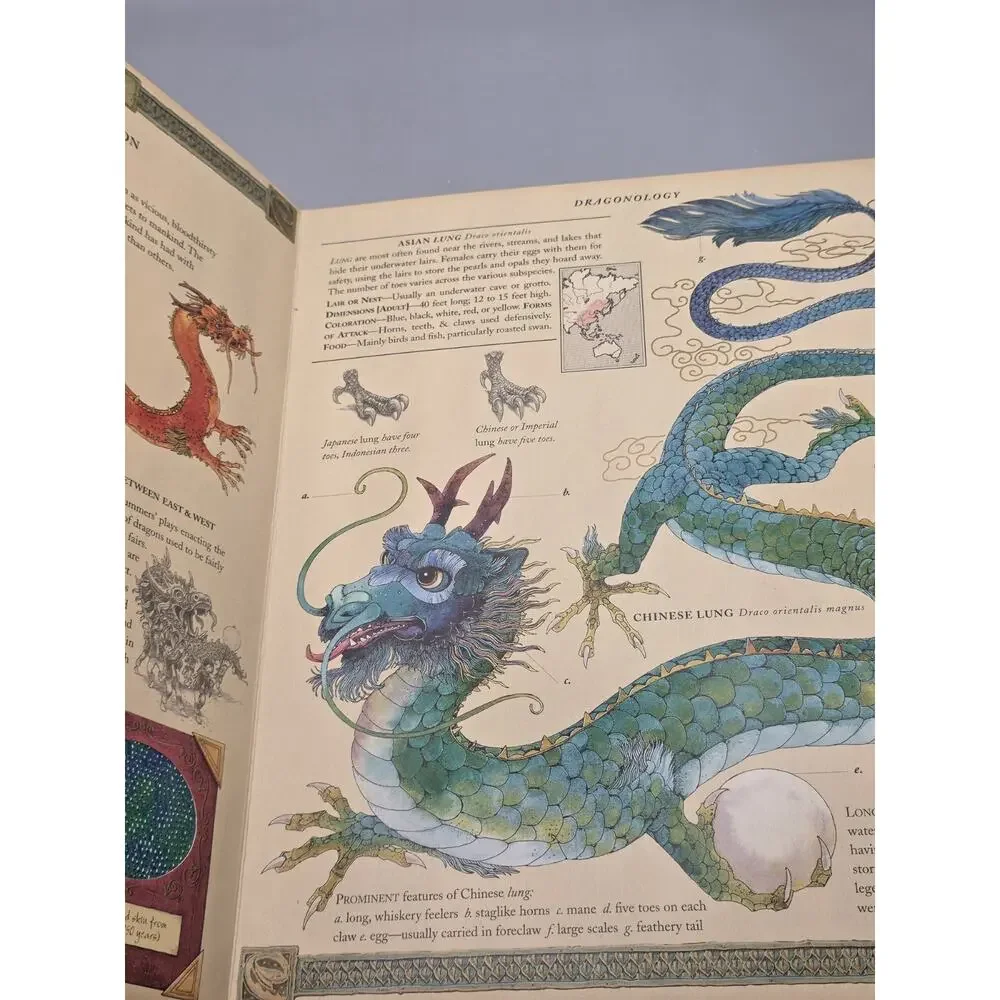 Dragonology The Complete Book of Dragons 2003 Templar HC Illustrated Tactile